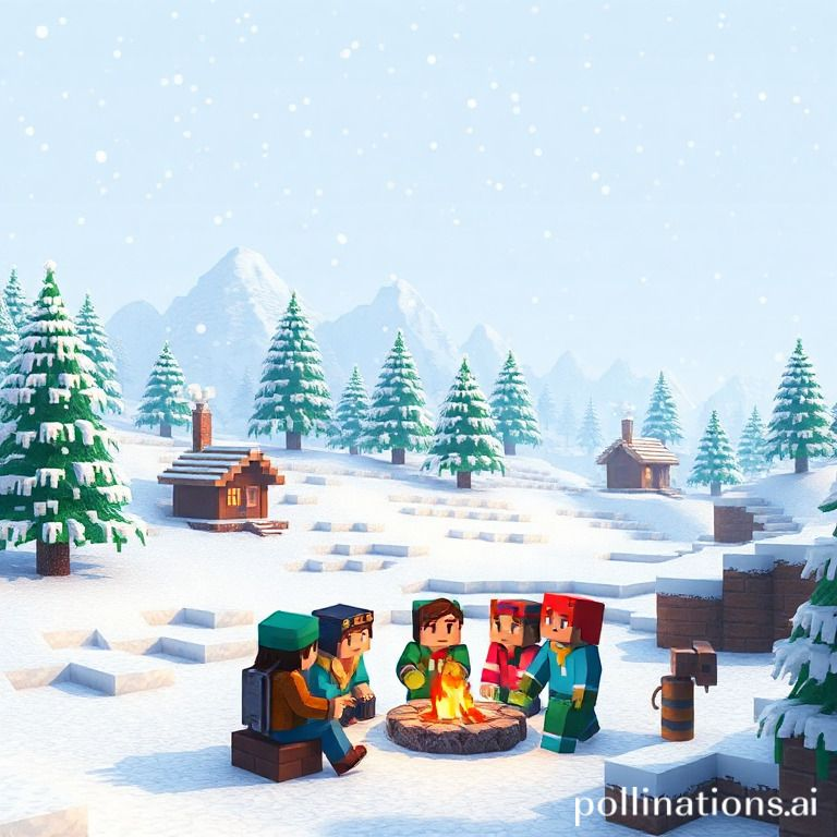 Minecraft Winterlandschaft